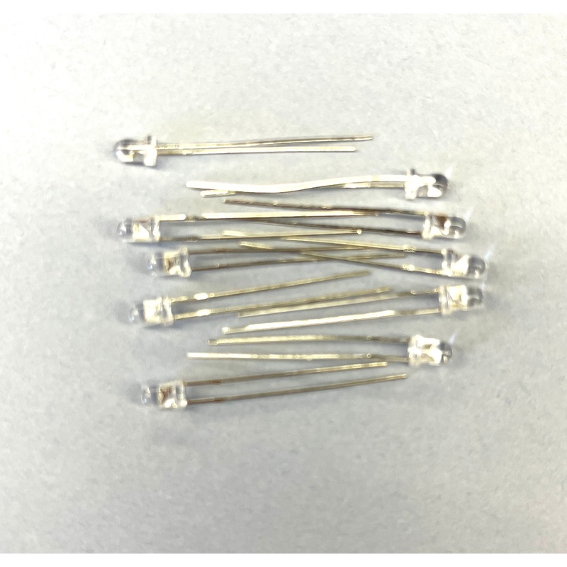 10 Pack of 3mm Ultra Bright RED LEDs ~ 2V @ 20mA