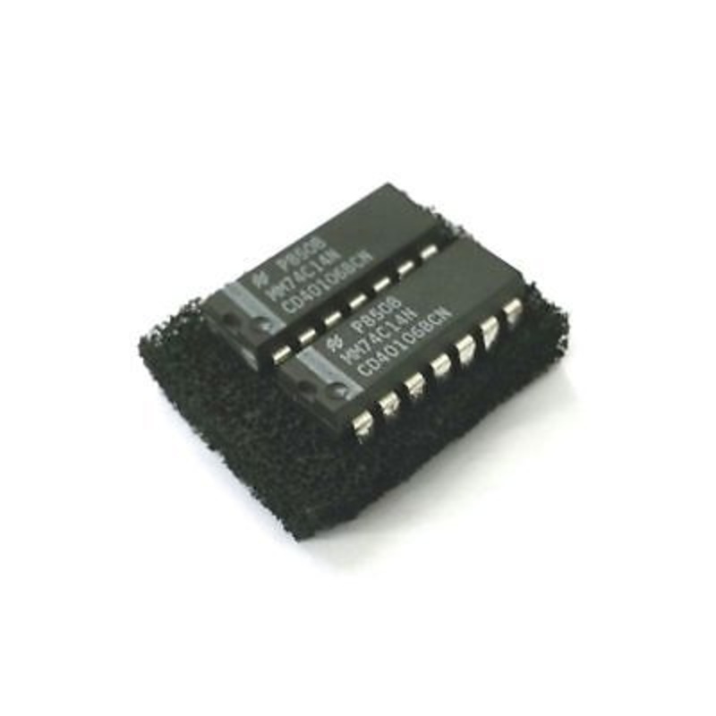 Lot of 2 National MM74C14 CD40106BCN Hex Schmitt Trigger IC