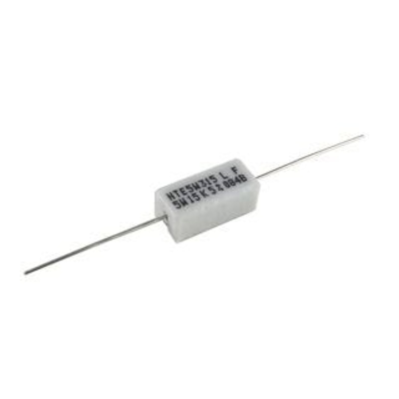 NTE ELECTRONICS 10W010 RESISTOR, WIREWOUND, 10 OHM, 10W, 5% (1 piece)