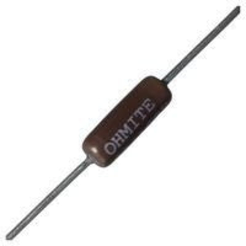 OHMITE 20J15R RESISTOR WIREWOUND, 15 OHM, 10W, 5% (1 piece)
