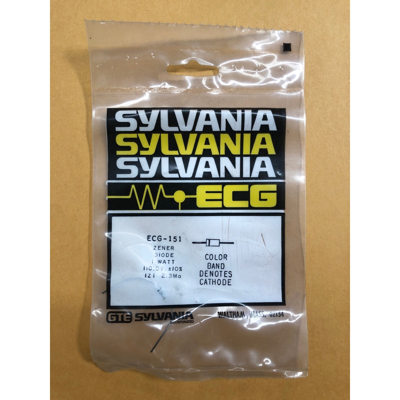 ECG151 110V @ 1 Watt Zener Diode (NTE151)