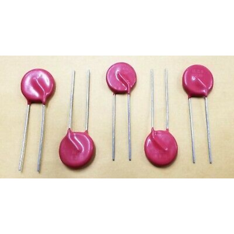 Lot of 5 GE-MOV # V275L20 275V AC 14mm Metal Oxide Varistors