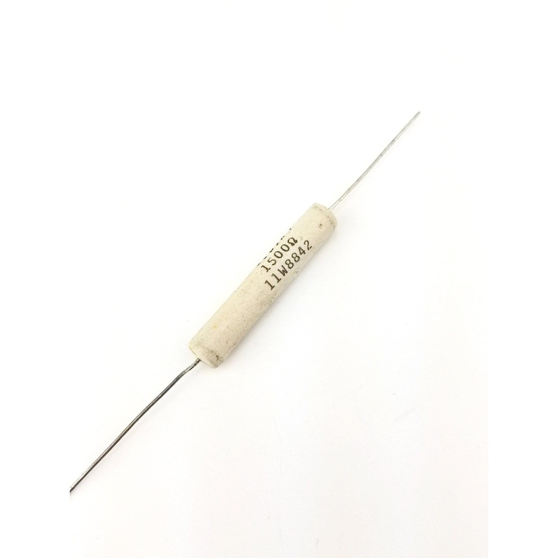 Ohmite 90J1K5, 1.5K Ohm 11 Watt Wirewound Vitreous Enamel Power Resistor 11W