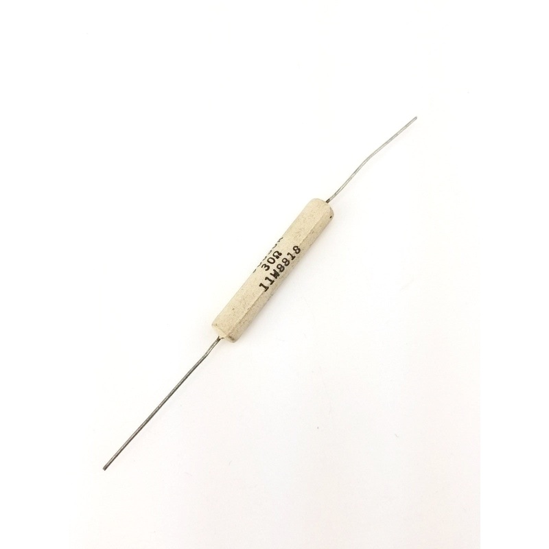 Ohmite 90J30R, 30 Ohm 11 Watt Wirewound Vitreous Enamel Power Resistor 11W