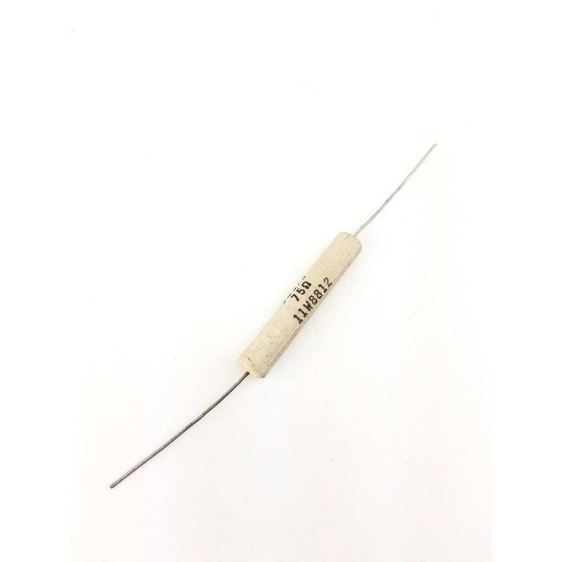 Ohmite 90J75R, 75 Ohm 11 Watt Wirewound Vitreous Enamel Power Resistor 11W