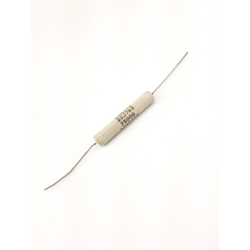 Ohmite 90J7K5, 7.5K Ohm 11 Watt Wirewound Vitreous Enamel Power Resistor 11W
