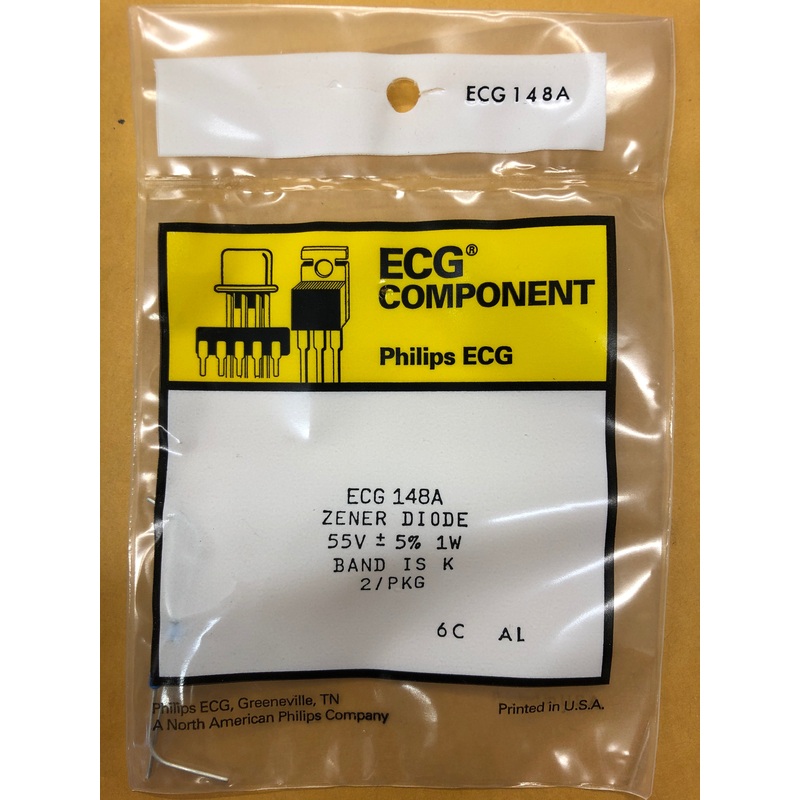 ZD-55.0 V, 1 W NTE148A/ ECG148A