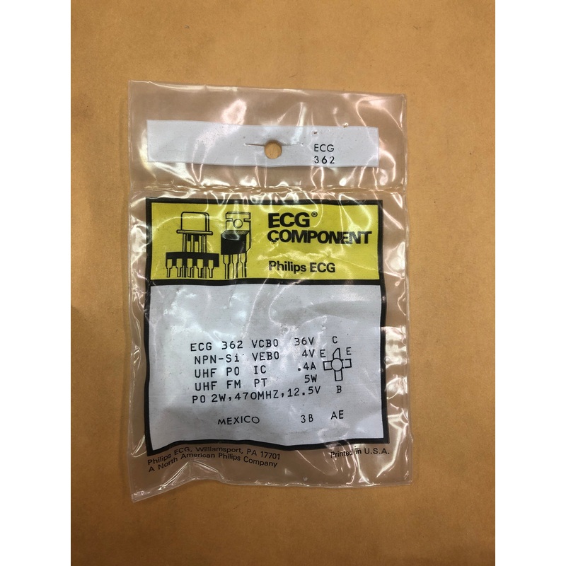 ECG362 NPN-Si Transistor 36V .4A