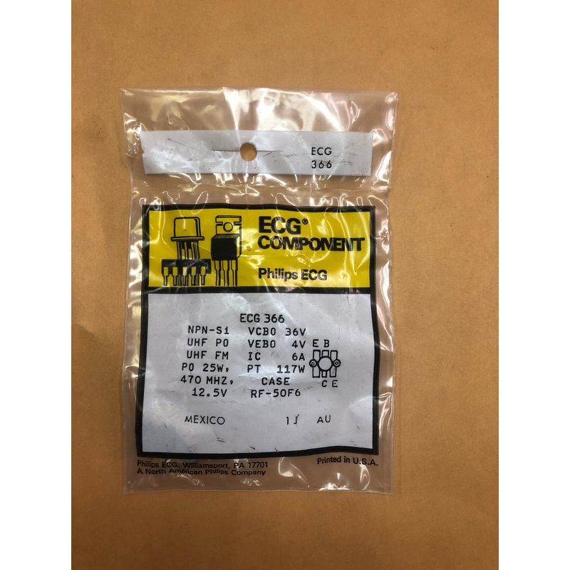 ECG366 NPN-Si Transistor 36V 6A