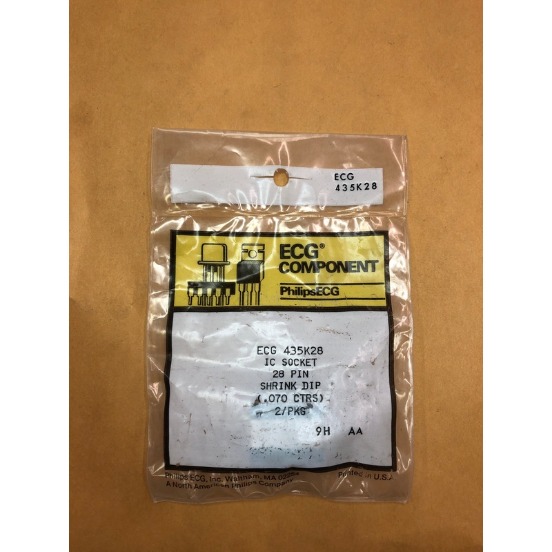 ECG435K28 Hardware IC Socket 28pin