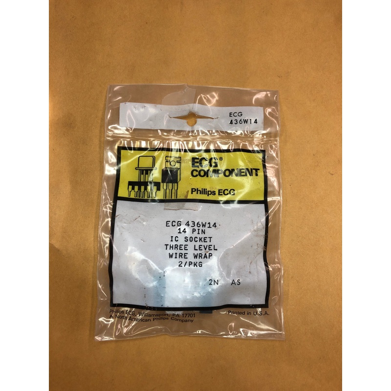 ECG436W14 Hardware Socket IC 14pin Dip