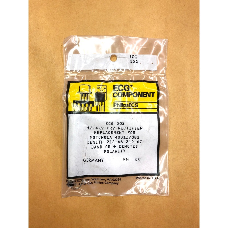ECG502 High Voltage Selenium Rectifier Rated @ 14,500 PRV ~ (NTE502)