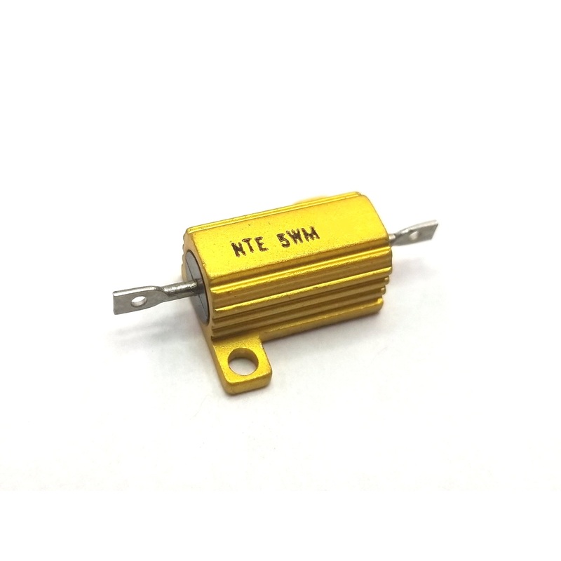 NTE # 5WMD10, 0.1 Ohm 1% 5 Watt Metal Power Resistor 5W