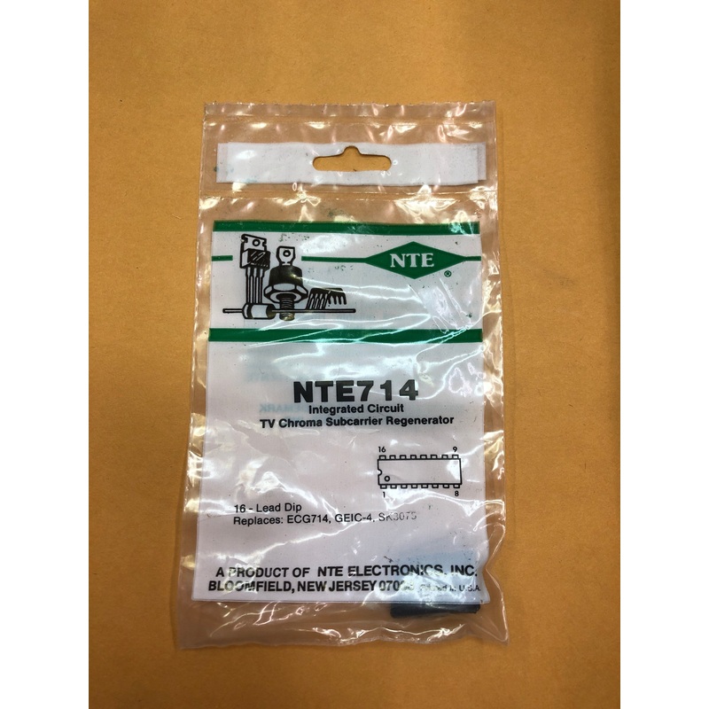 NTE714 Integrated Circuit TV Chroma Subcarrier Regenerator