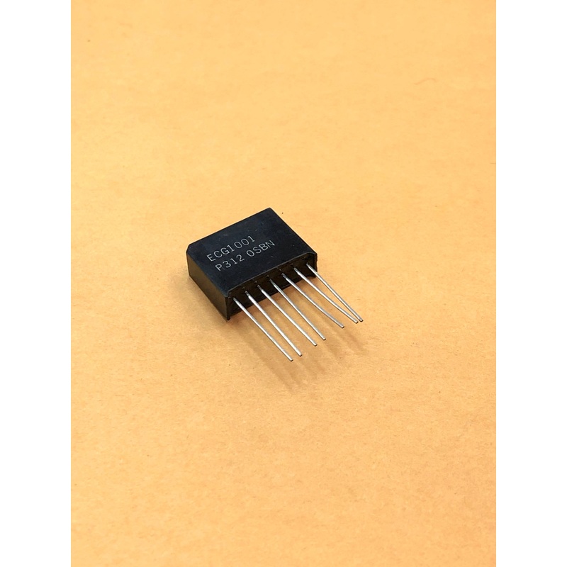 ECG1001, Low Noise Audio Frequency Pre-Amplifier Module ~ 7 pin SIP (NTE1001)