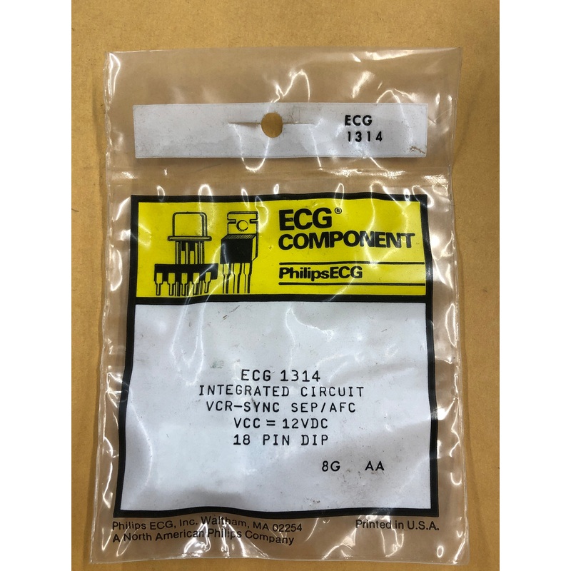 ECG1314 IC VCR SYNC SEP AFC