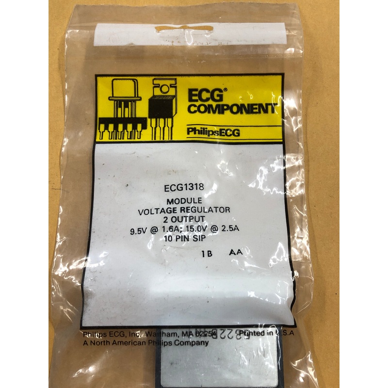 ECG1318 MODULE OUTPUT VOLT REG