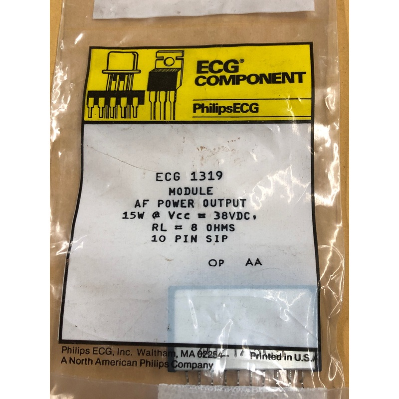 ECG1319 MOD AF Power Output