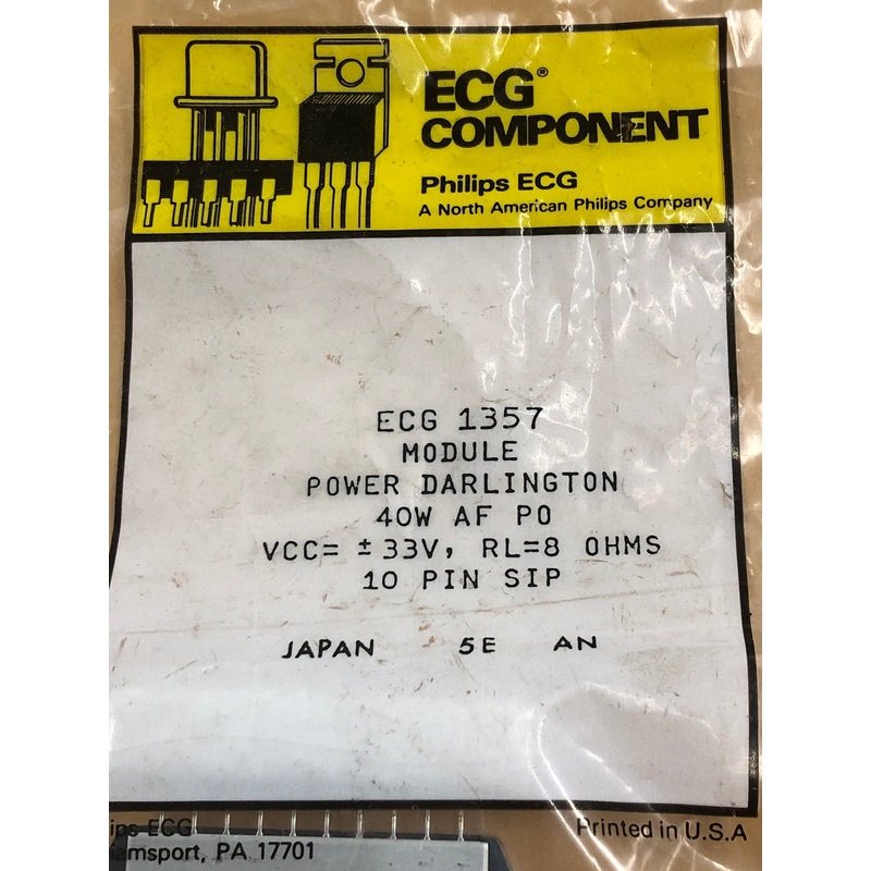 ECG1358 MOD AF PWR AMP