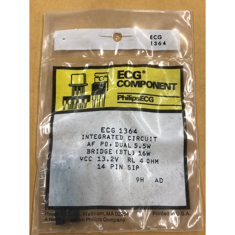 ECG1364 IC AF PO DUAL BRIDGE