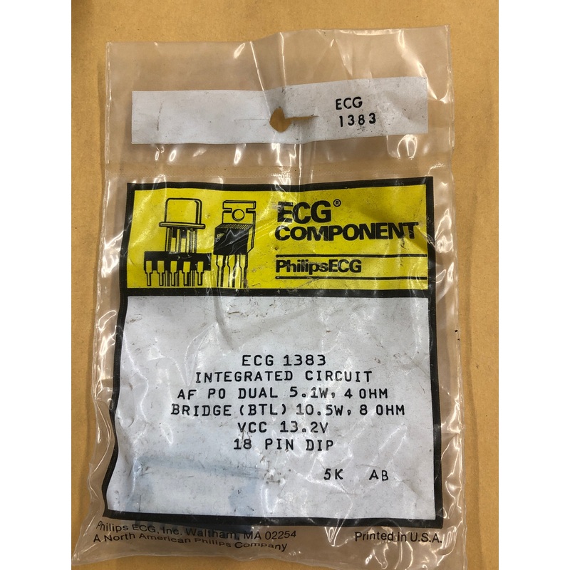 ECG1383 IC DUAL AF PO