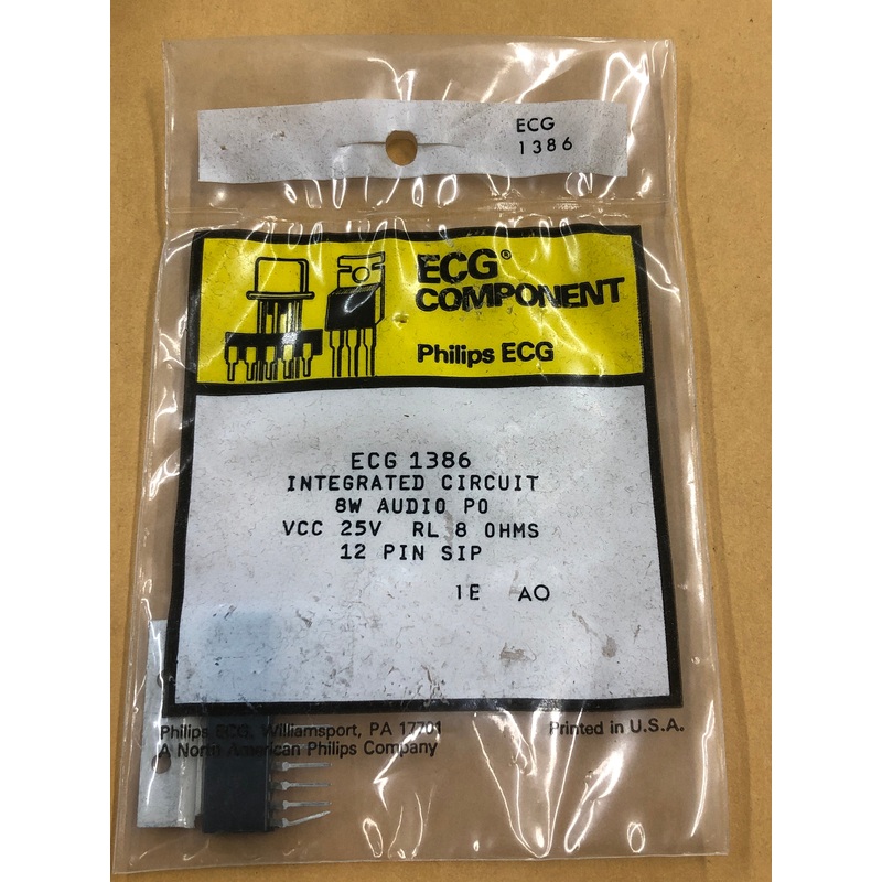 ECG1386 IC AUDIO PO
