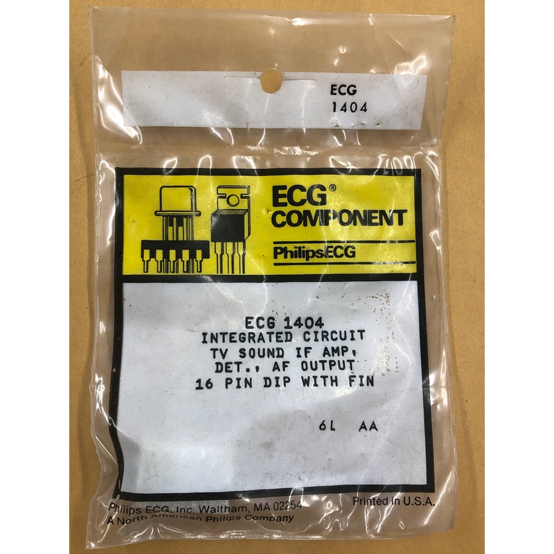 ECG1404 IC TV SOUND IF AMP DET