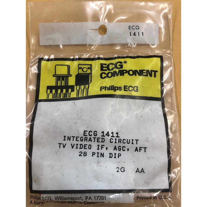 ECG1411 IC TV VIDEO IF AGC