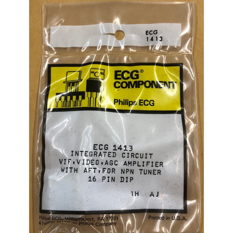 ECG1413 IC VIF VIDEO AGC AMP AFT