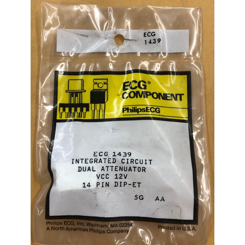 ECG1439 IC DUAL ATTENUATOR