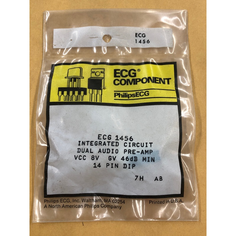 ECG1456 IC DUAL AUDIO PREAMP