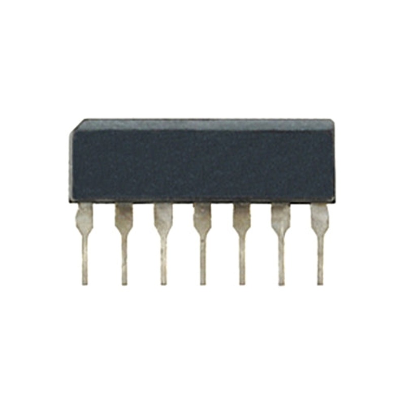 ECG1468, Low Power Output Audio Amplifier IC ~ 7 Pin SIP (NTE1468)