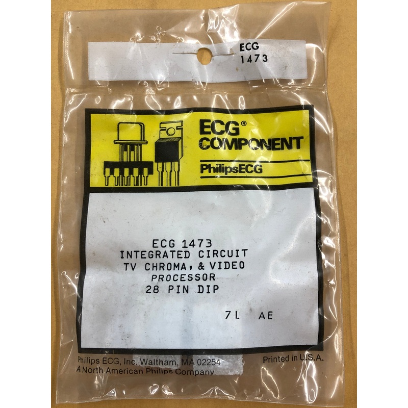 ECG1473 IC TV CHROMA PROCESSOR