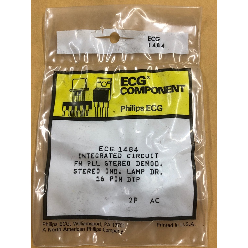 ECG1484 IC FM PLL STEREO DEMOD
