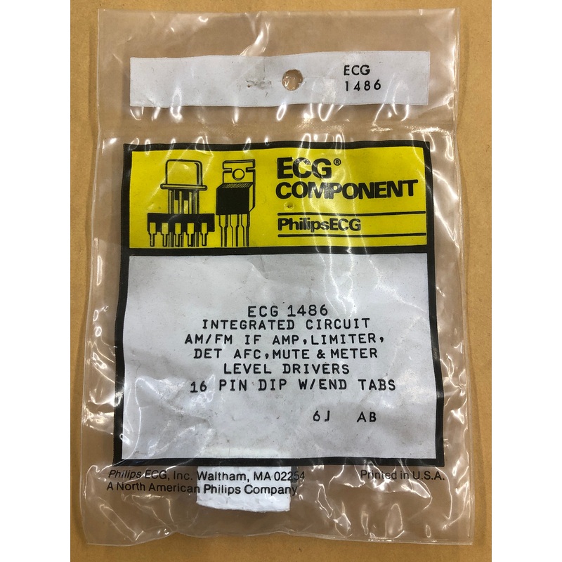 ECG1486 IC AM FM IF AMP LIMITER