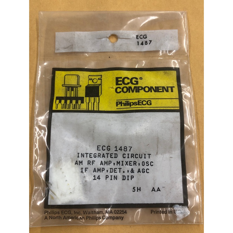 ECG1487 IC AM RF MIXER OSC AMP