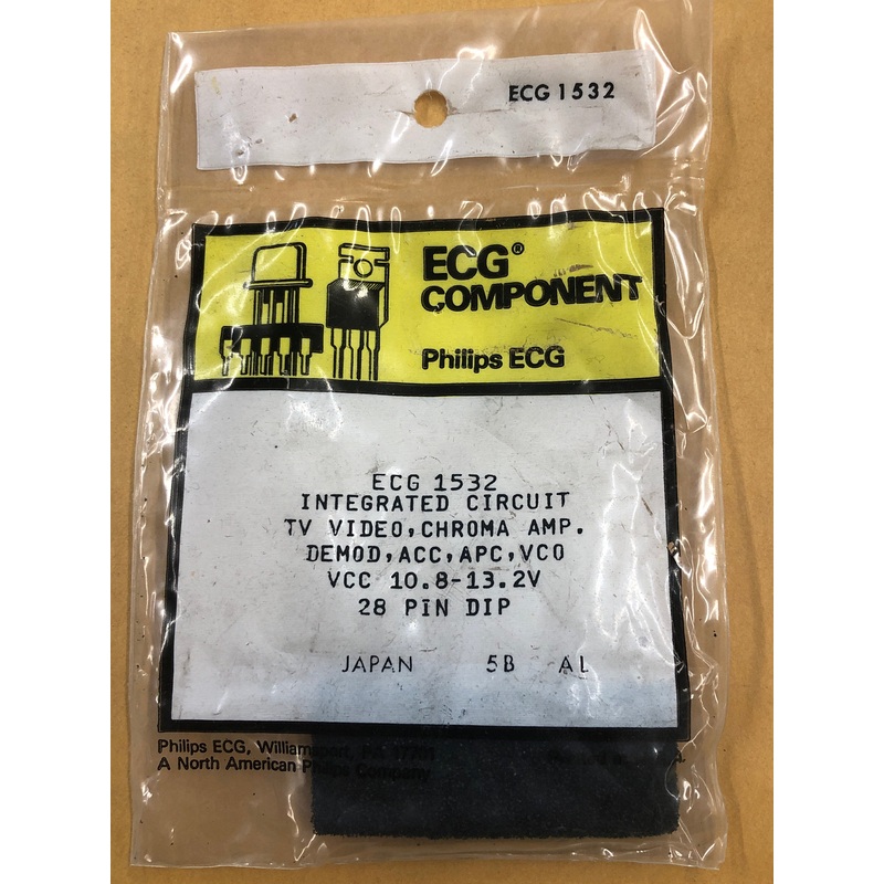 ECG1532 IC AUDIO TV VIDEO CHROMA AMP