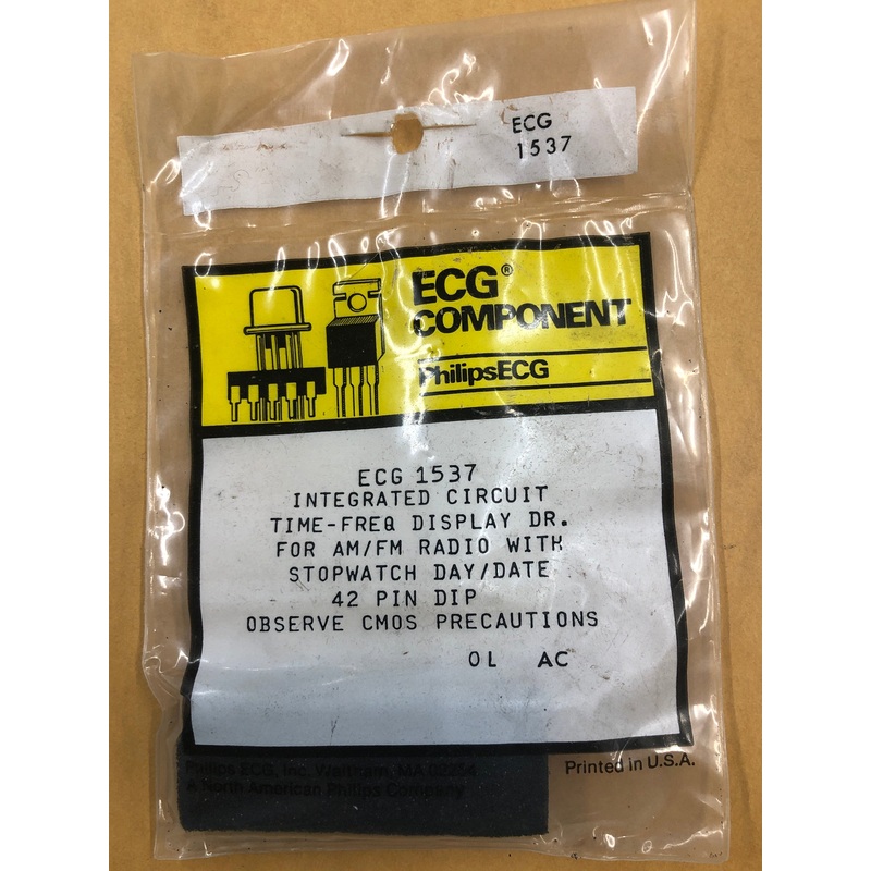 ECG1537 IC TIME FREQ DISPLAY DR