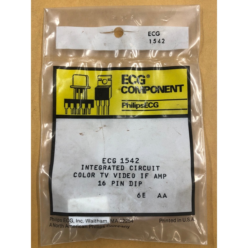 ECG1542 IC COLOR TV VIDEO IF