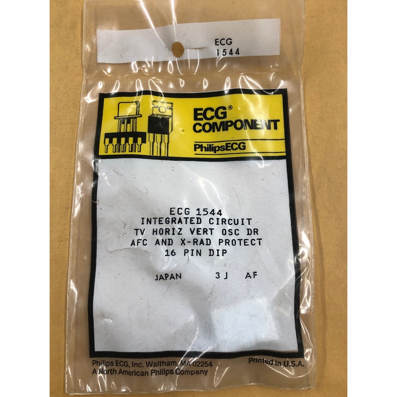 ECG1544 IC TV HORZ VER OSC DRIVER