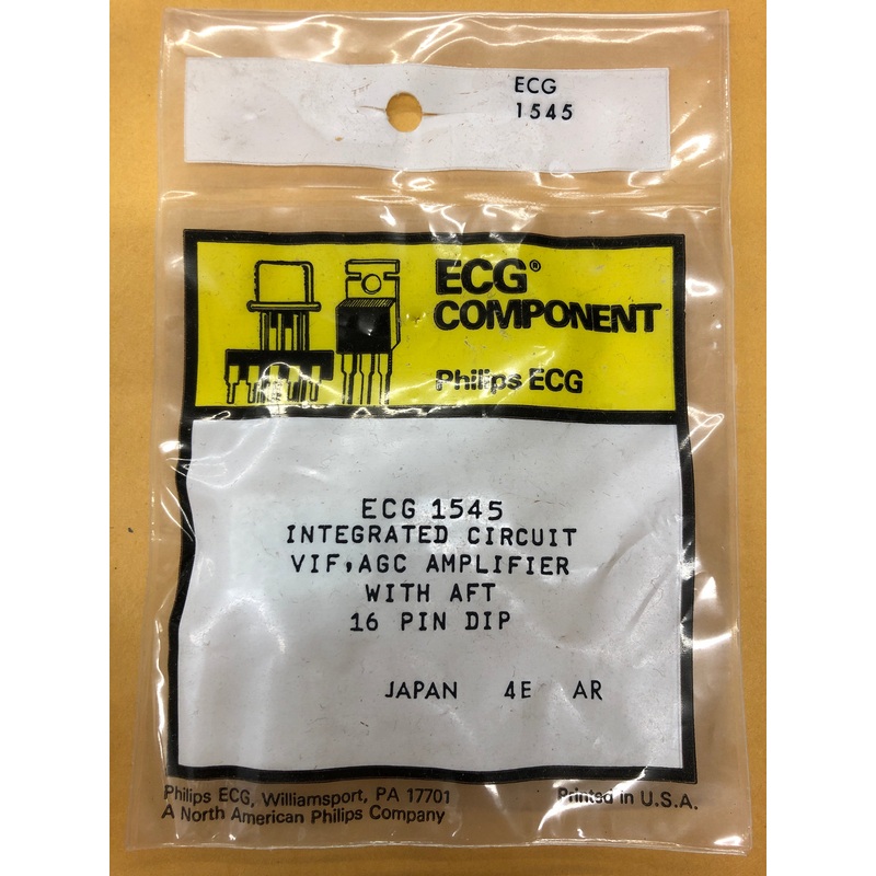 ECG1545 IC VIF AGC AMP AFT