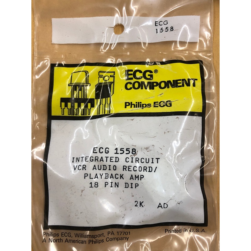 ECG1558 IC VCR REC PLAYBACK AMP