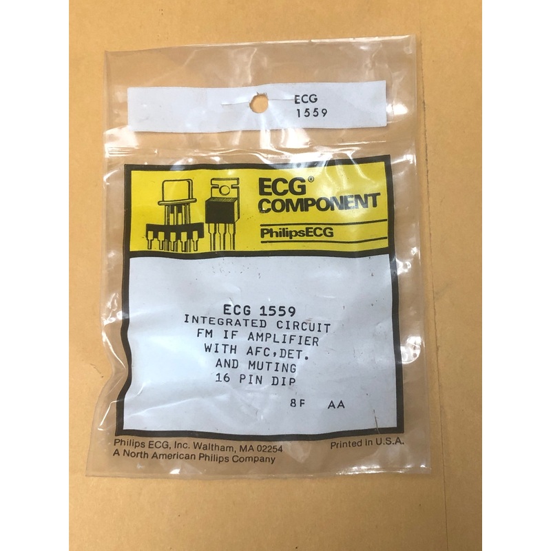 ECG1559 IC FM IF AMP DEMOD