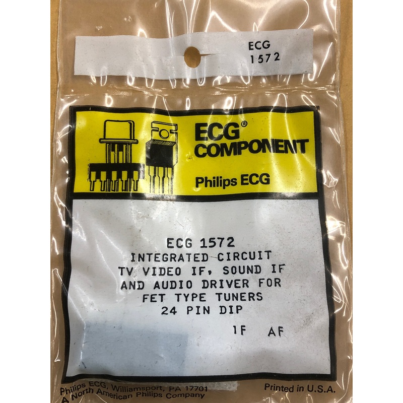ECG1572 IC TV VIDEO IF SOUND IF