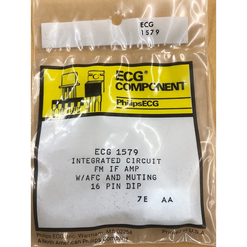 ECG1579 IC FM IF AMP DEMOD