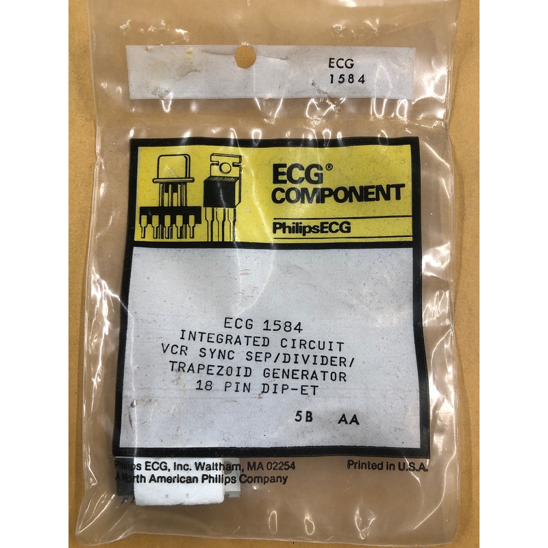 ECG1584 VCR SYNC SEPARATOR DIVIDER TRAPAZOID