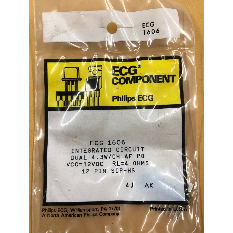 ECG1606 IC DUAL AF PO