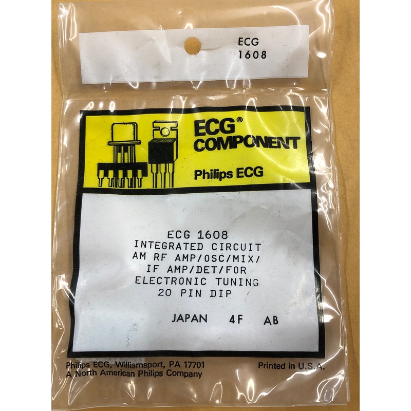 ECG1608 IC AM ELECTRONIC TUNER