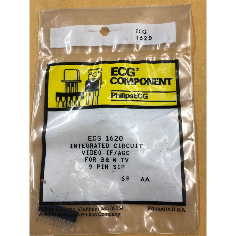 ECG1620 IC TV VIDEO IF AMP AGC