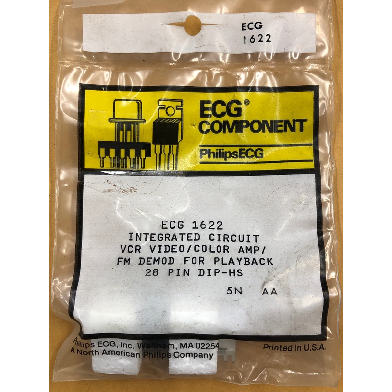 ECG1622 IC VCR VIDEO COLOR AMP FM
